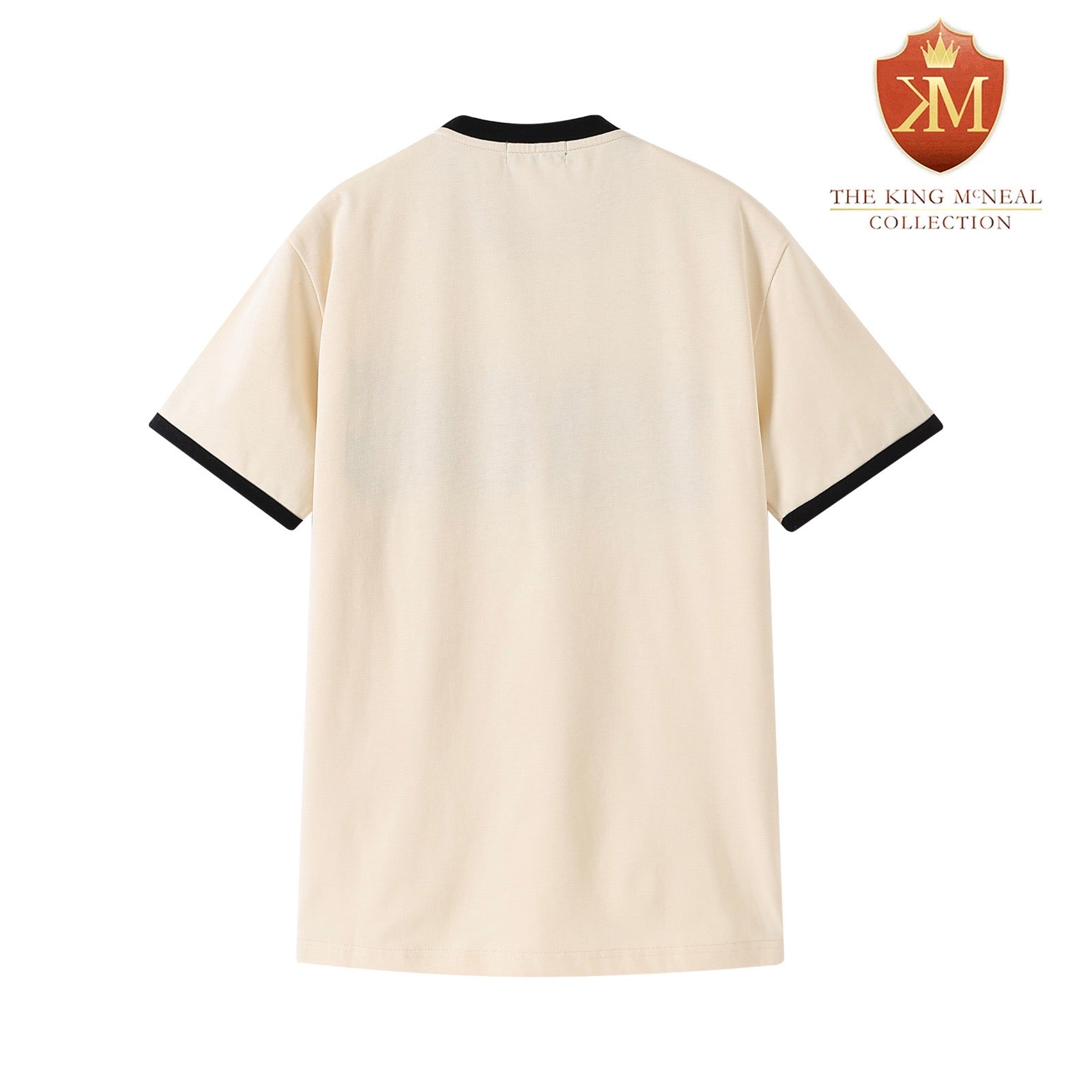 1906 Chenille Neutral and Black Alpha Ringer Premium Shirt