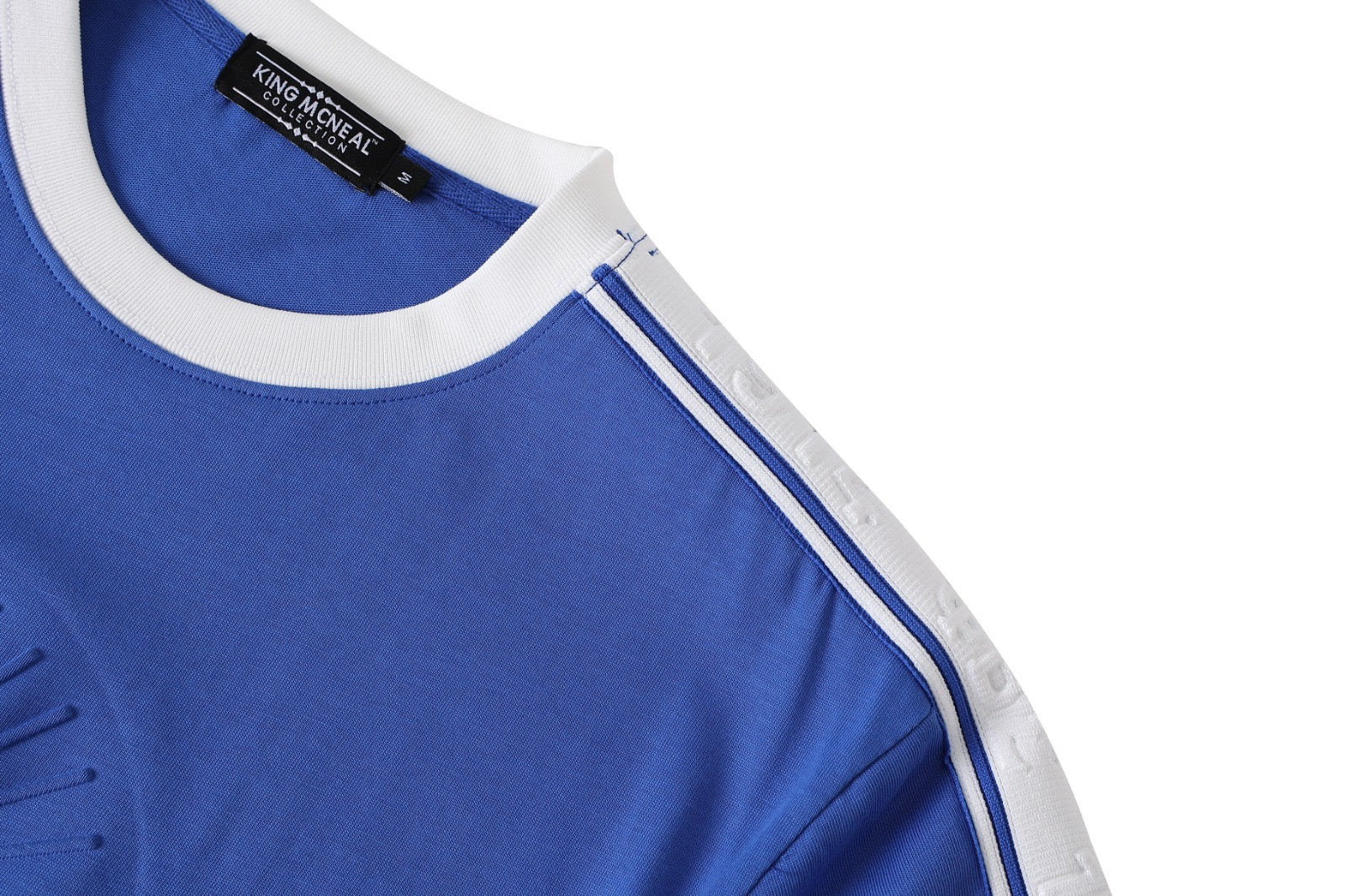 Sigma Blue Tapered Embossed Premium Crest Shirt