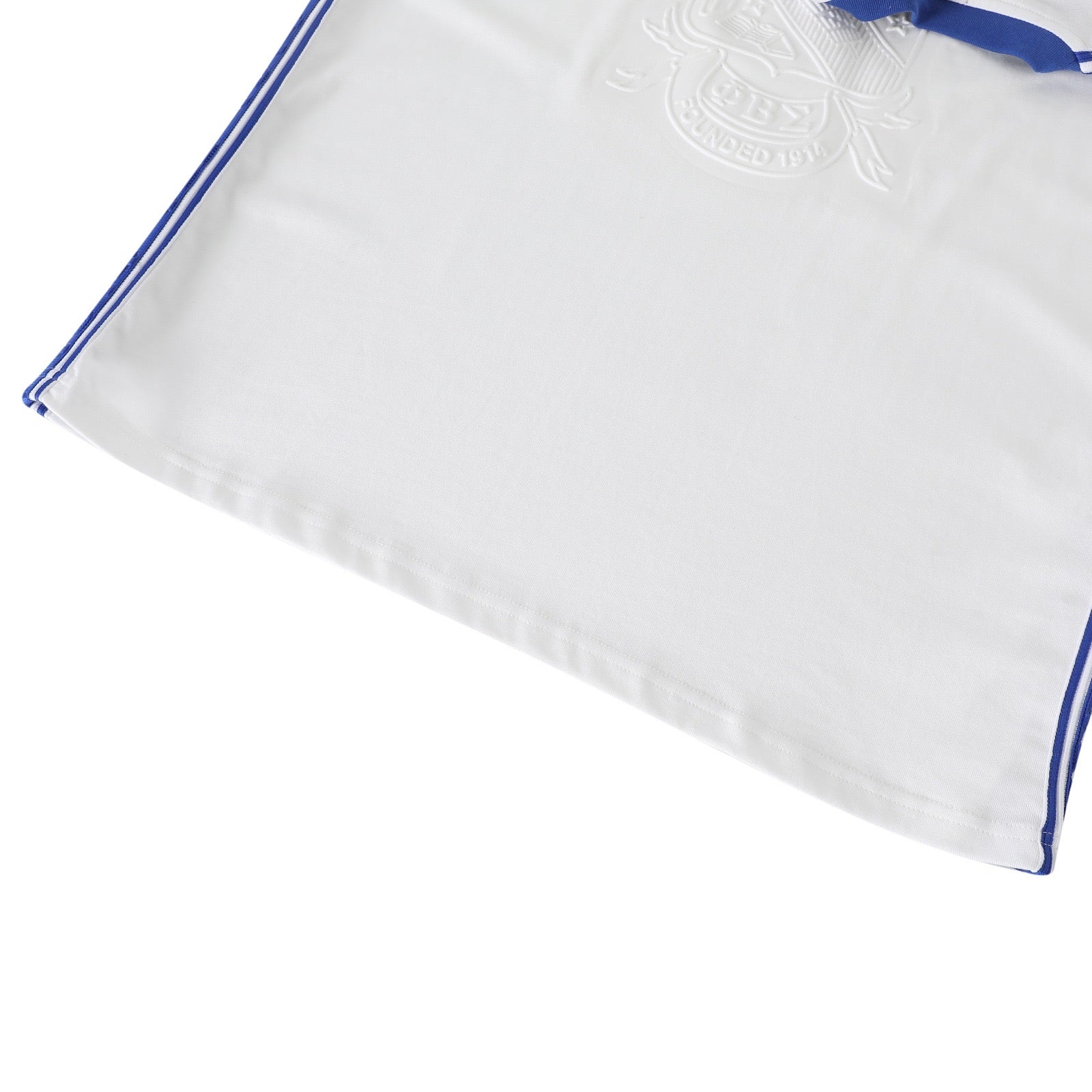 Sigma White Tapered Embossed Premium Crest Shirt