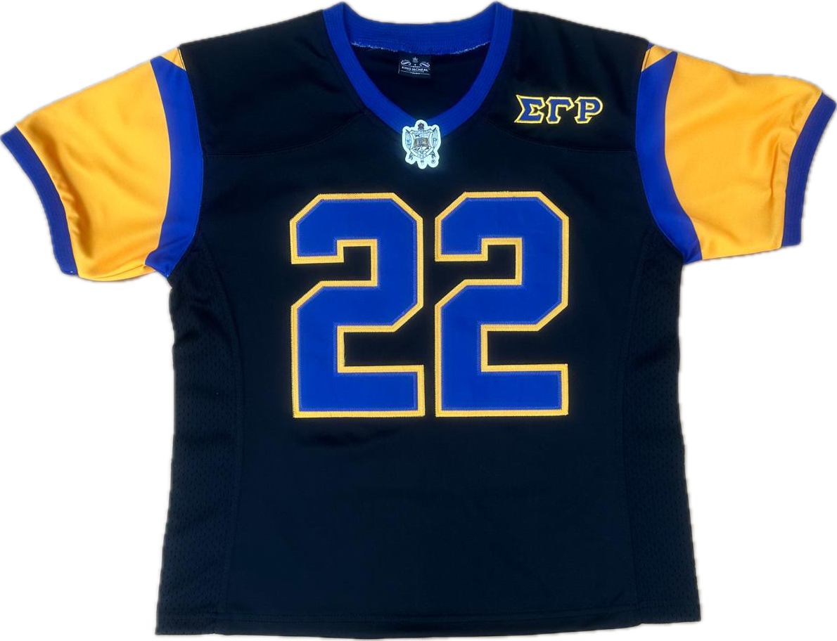SGRho Black Football Jersey