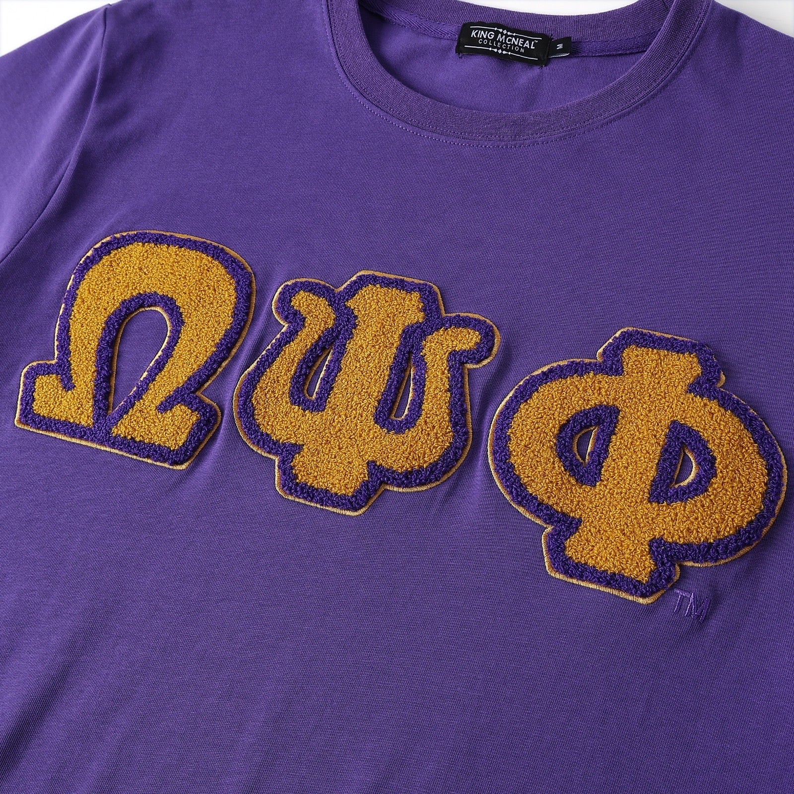 Omega Psi Phi Chenille Premium Letter Tshirt