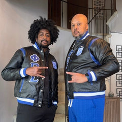 Sigma All Leather Letterman Jacket