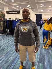 SGRHO Black Denim Prep Unisex Hoodie
