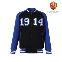 Sigma 1914 Black Varsity Fleece Jacket