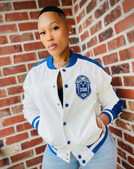 Zeta White Corduroy Jacket Read Description