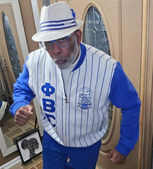 Sigma Pinstripe Tech Track Jacket