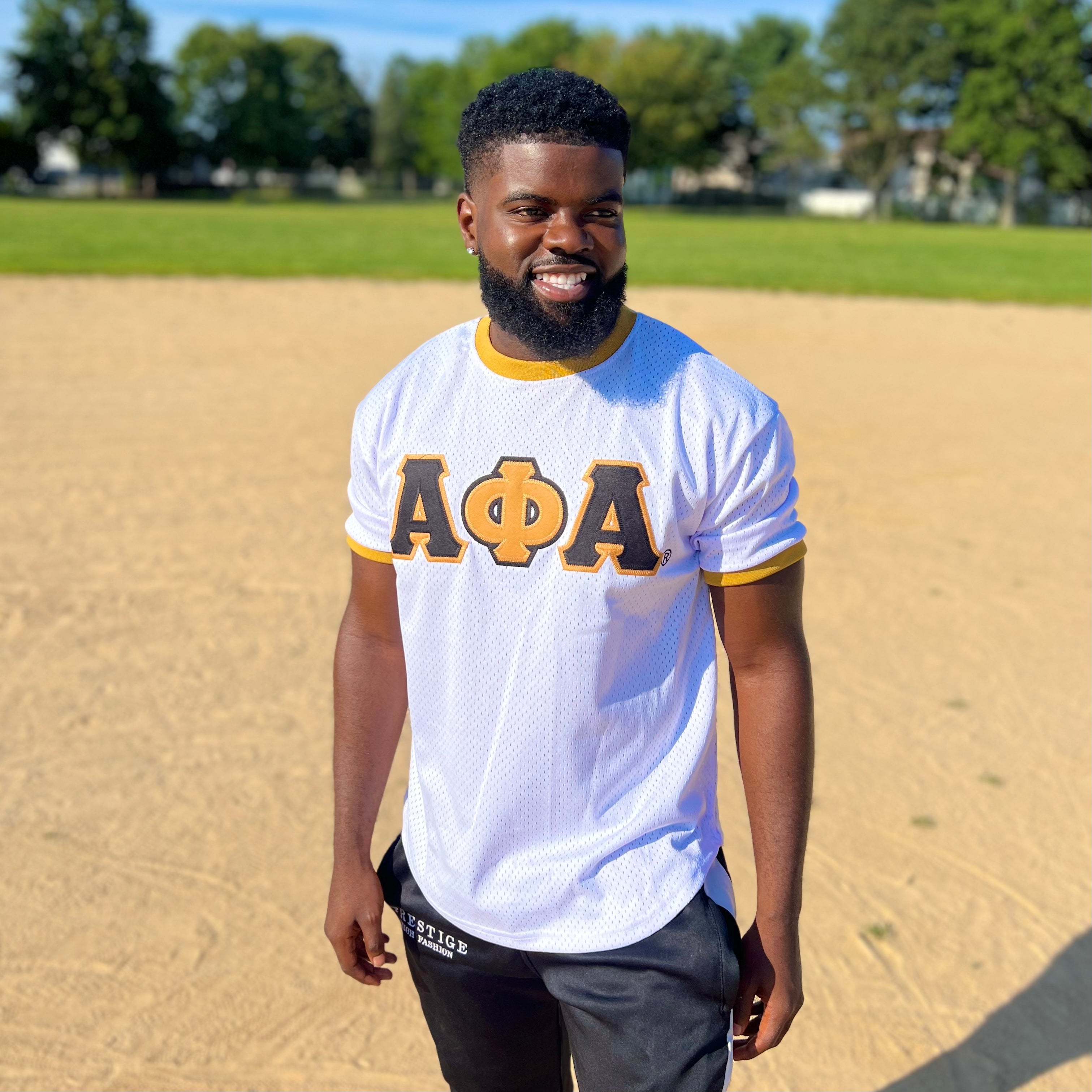 White Alpha Baseball Jersey