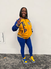 SGRho Fleece Varsity Jacket