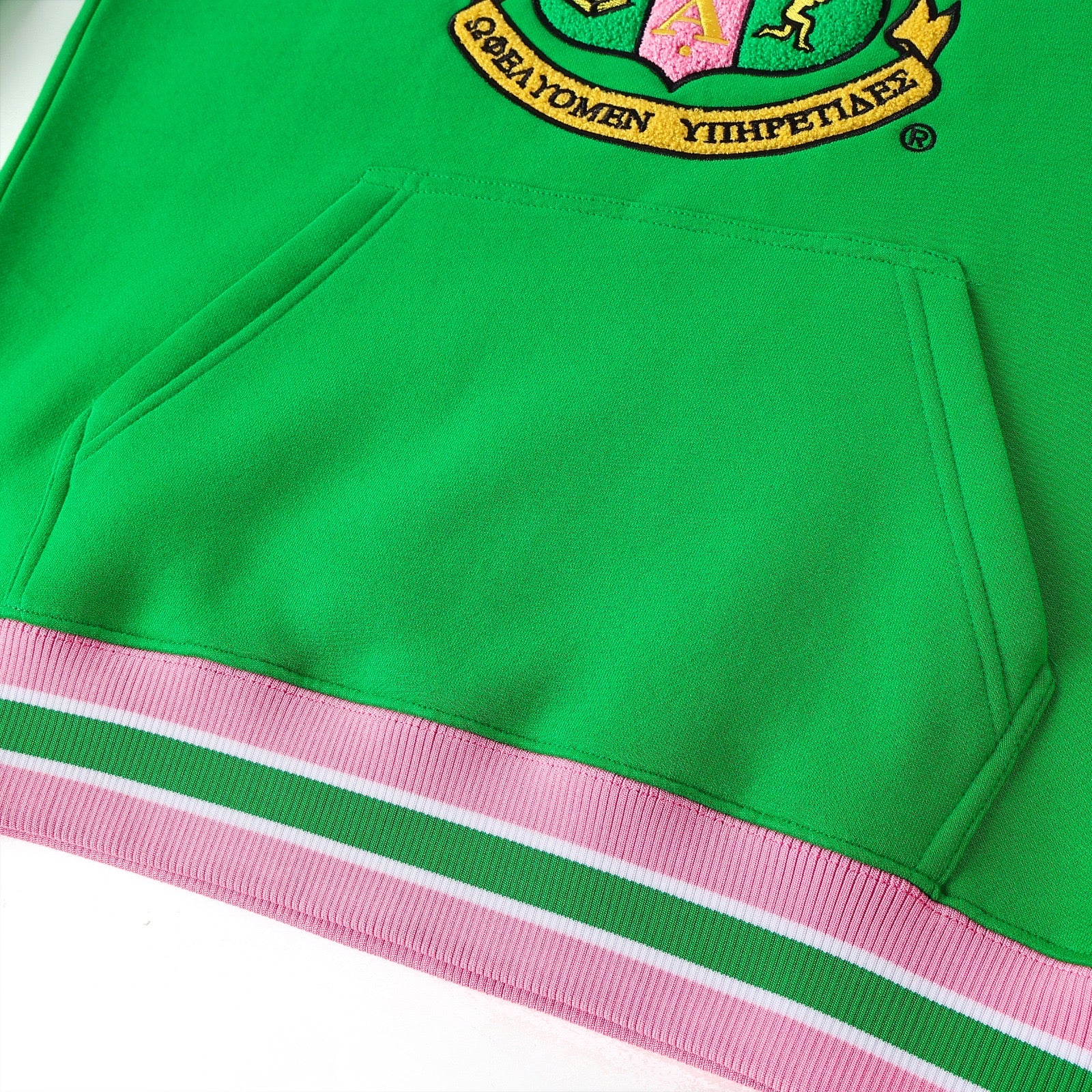 AKA Green Chenille Crest Crewneck (Unisex Size)