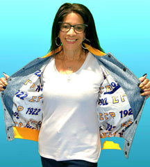 SGRho 1922 Denim Bomber Jacket
