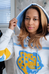 Southern University White Hockey Hoodie