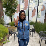 SGRho Denim Baseball Jersey