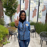 SGRho Denim Baseball Jersey
