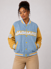 Southern University Denim Bomber Jacket