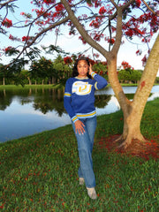 Southern University Navy Pocket Crewneck