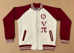 Phi Nu Pi Varsity Baseball Fleece Jacket