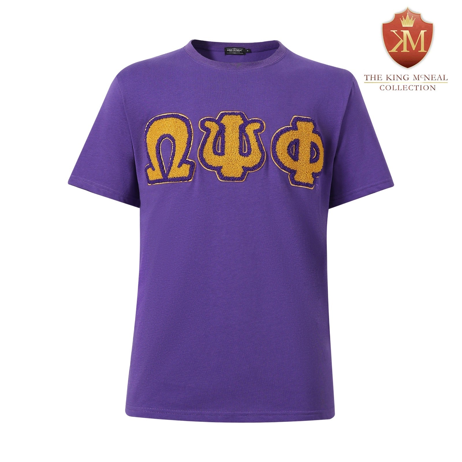 Omega Psi Phi Chenille Premium Letter Tshirt