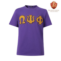 Omega Psi Phi Chenille Premium Letter Tshirt