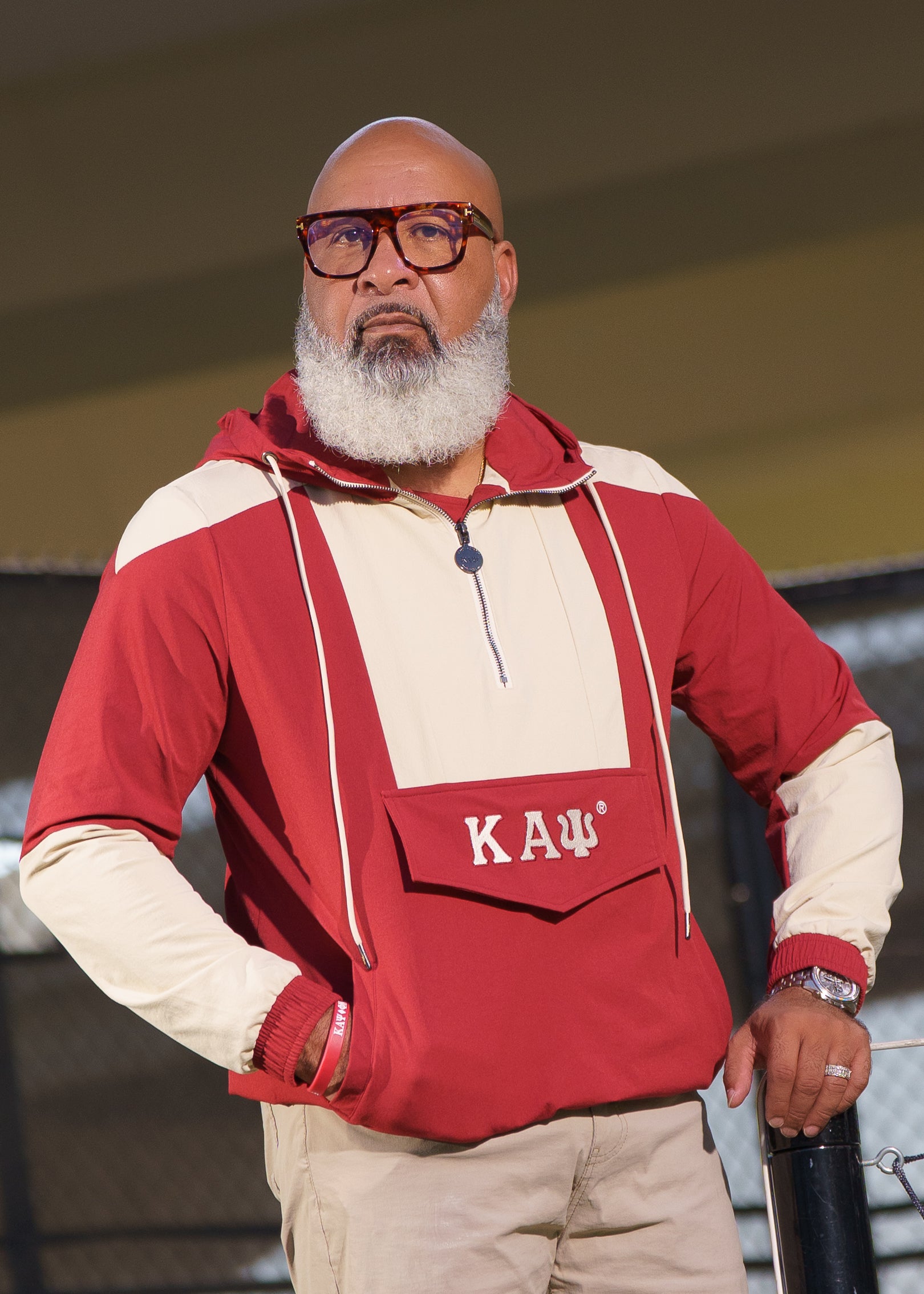 Kappa Krimson Windbreaker Tech Pullover