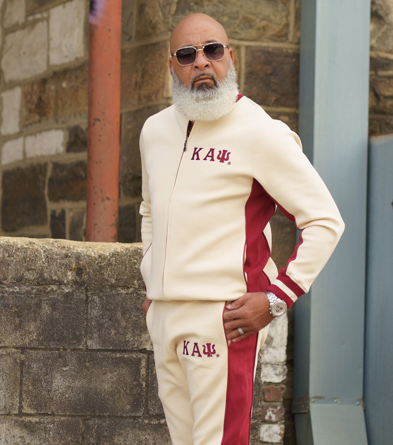 Kappa Cream Air Tech Fleece Warm Up Jacket