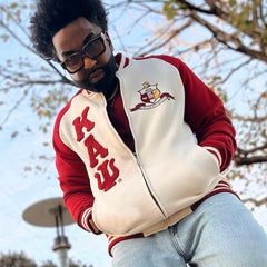 Kappa Kream Varsity Fleece Jacket