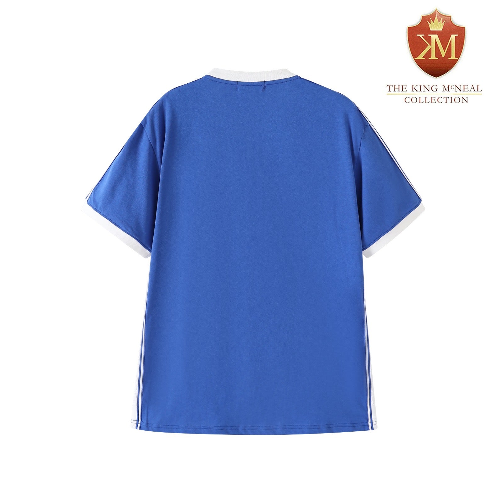 Sigma Blue Tapered Embossed Premium Crest Shirt