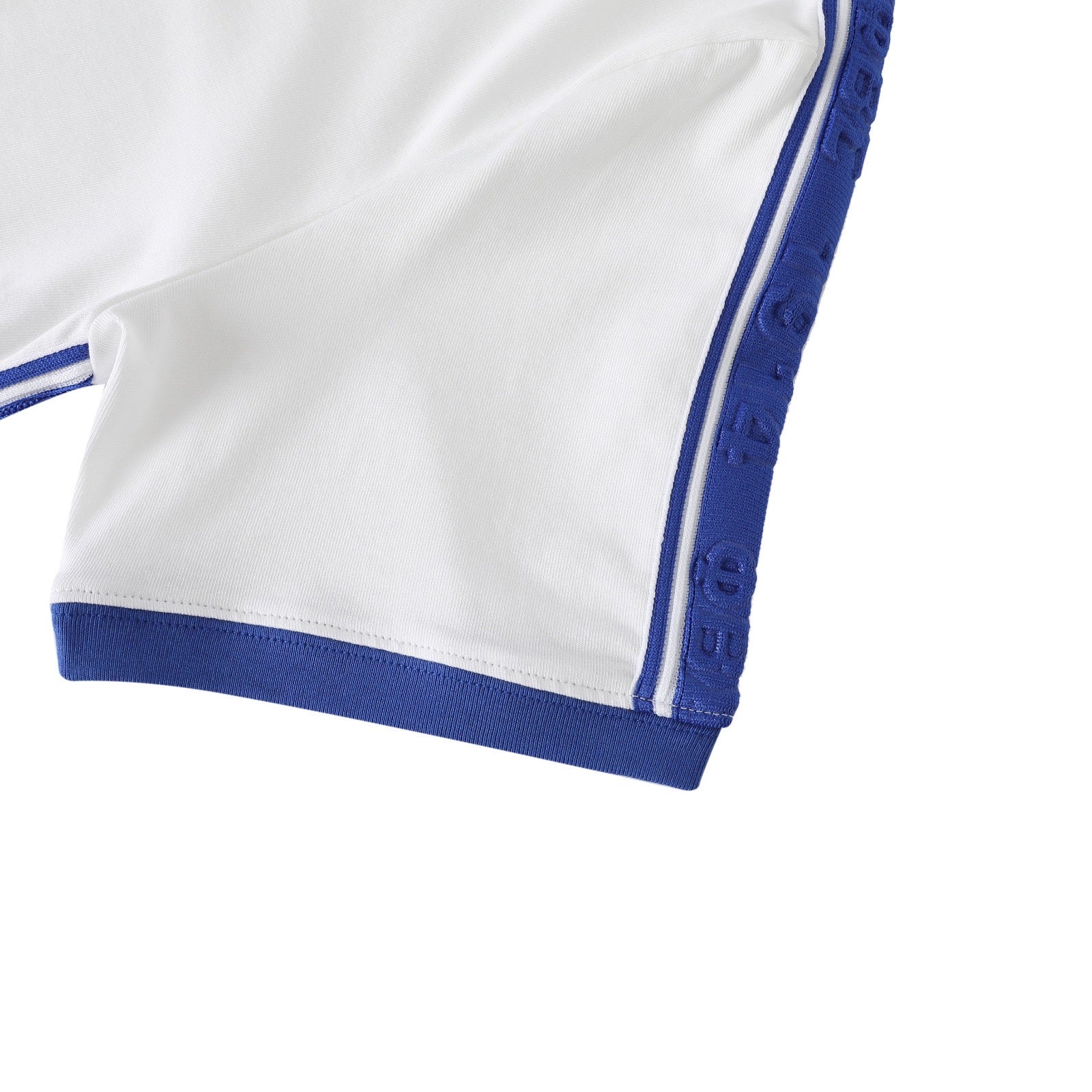 Sigma White Tapered Embossed Premium Crest Shirt