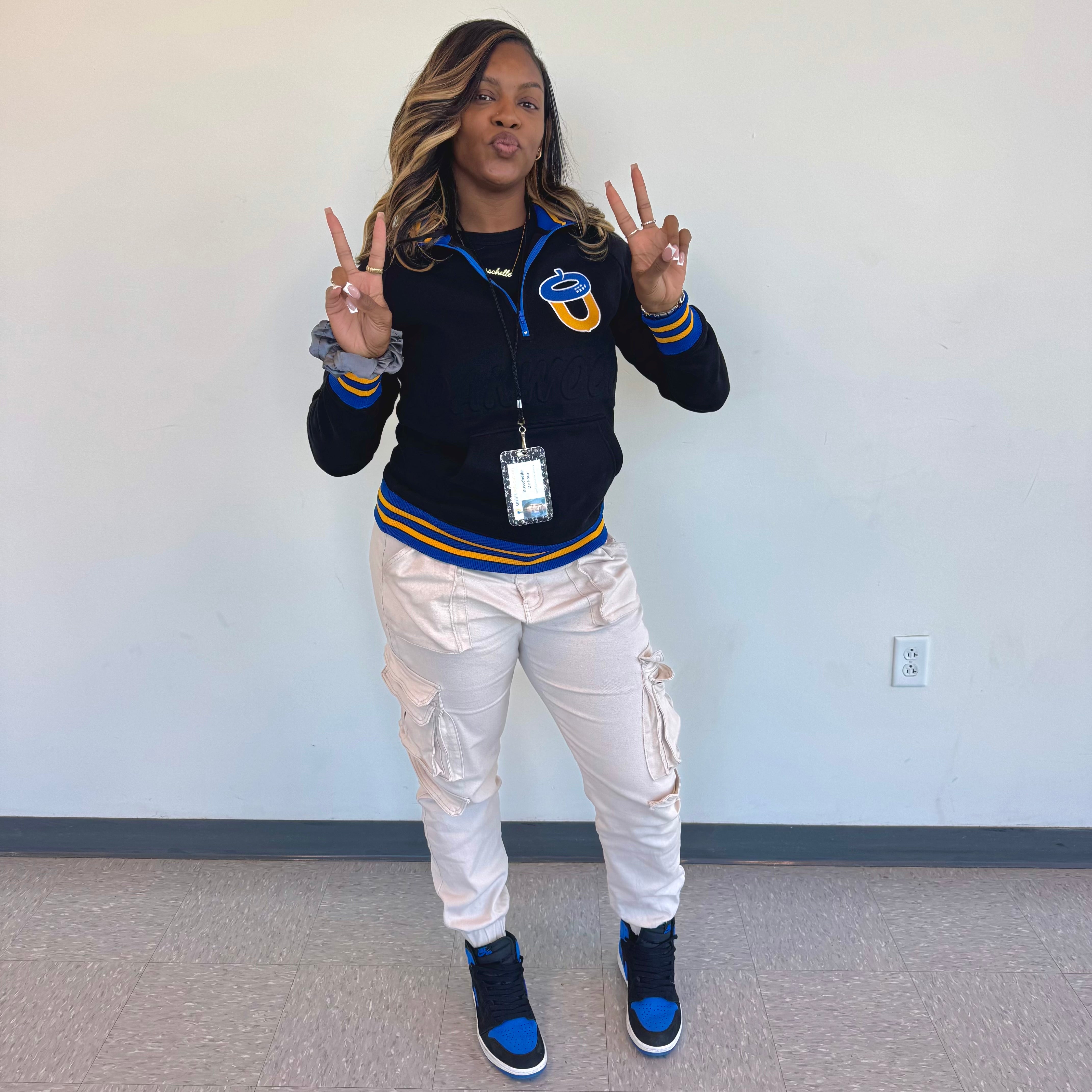 Oakwood Black Quarter Zip Sweatshirt