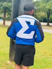 Sigma Blue Windbreaker Full Zip