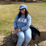 AKA Chenille Light Denim Hoodie