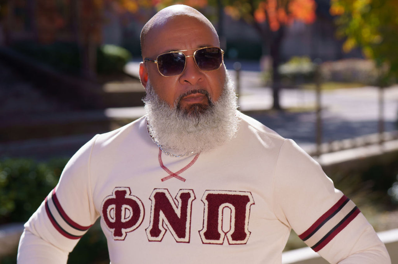 Kappa Phi Nu Pi Neutral Chenille Crewneck