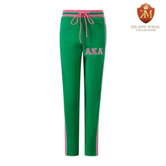 AKA Green Air Tech Fleece Warm Up Joggers