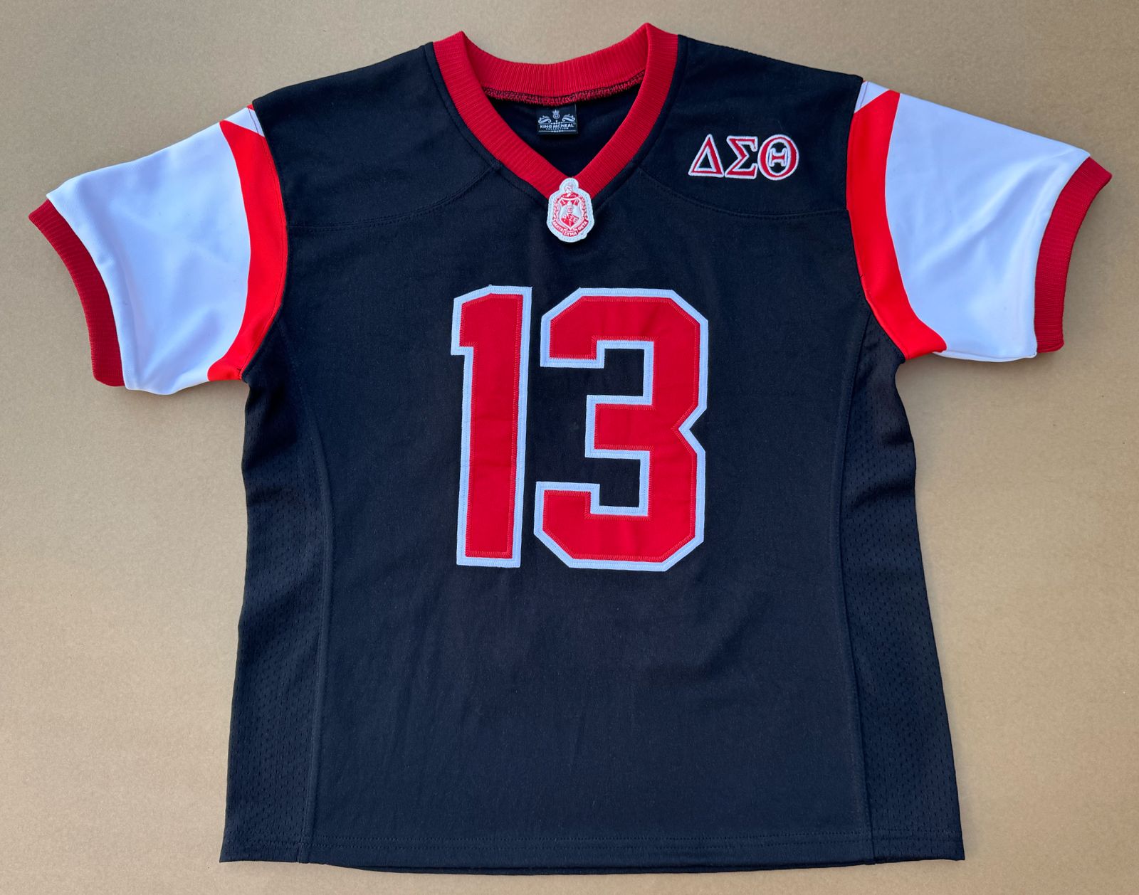 Delta Black Football Jersey