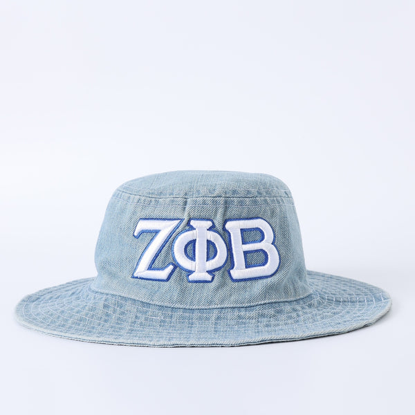 Zeta Denim White Letter Boonie Hat – The King McNeal Collection