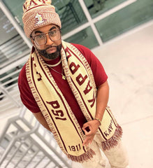 Kappa Kream &  Krimson Scarf & One Hat