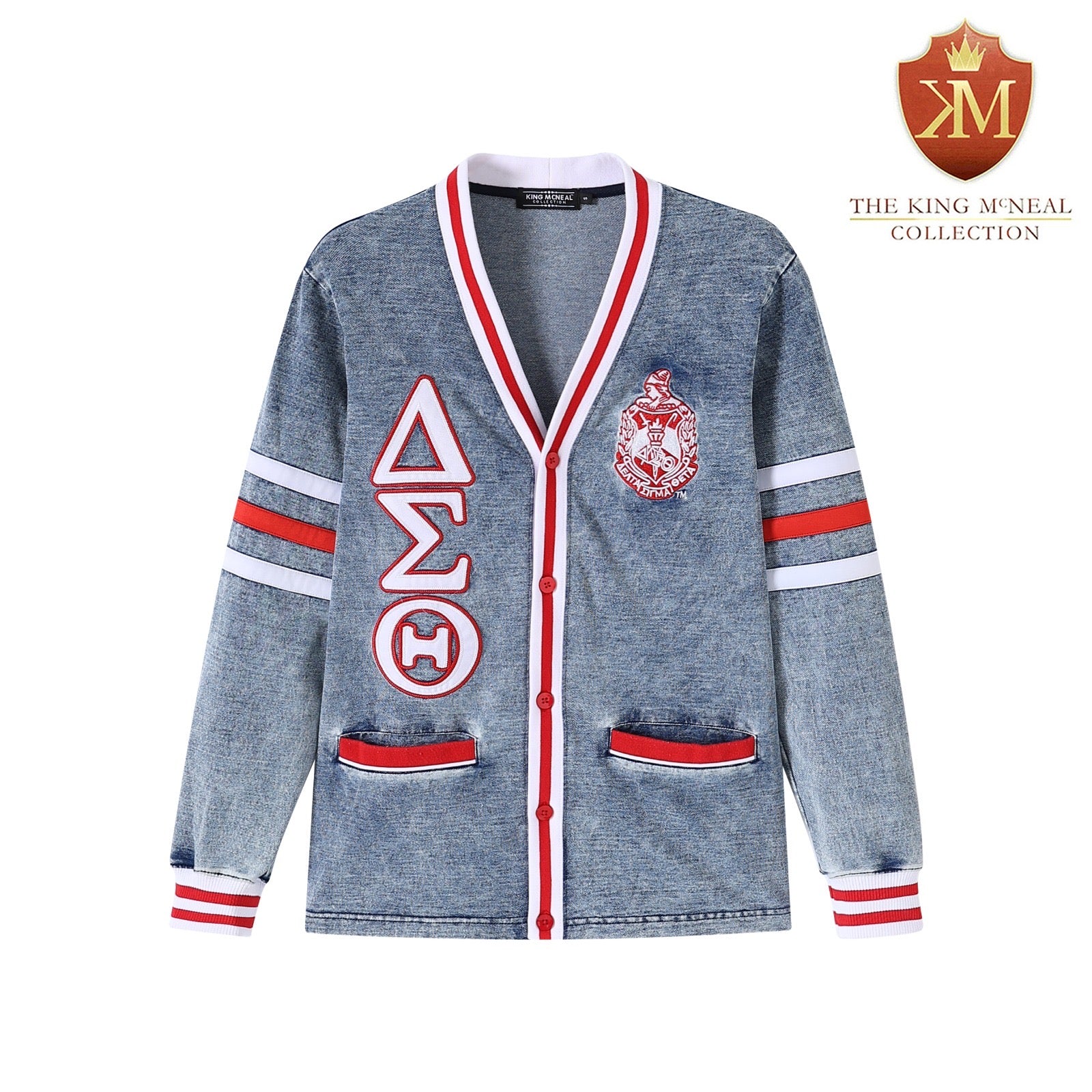 Delta Denim Cardigan Unisex Fit to