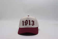 Delta 1913 Cream Snapback Hat
