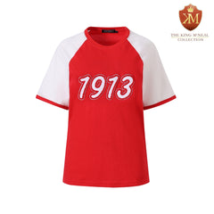 1913 Red Chenille Premium Raglan Shirt