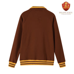 Iota Brown Quarter Zip Sweatshirt