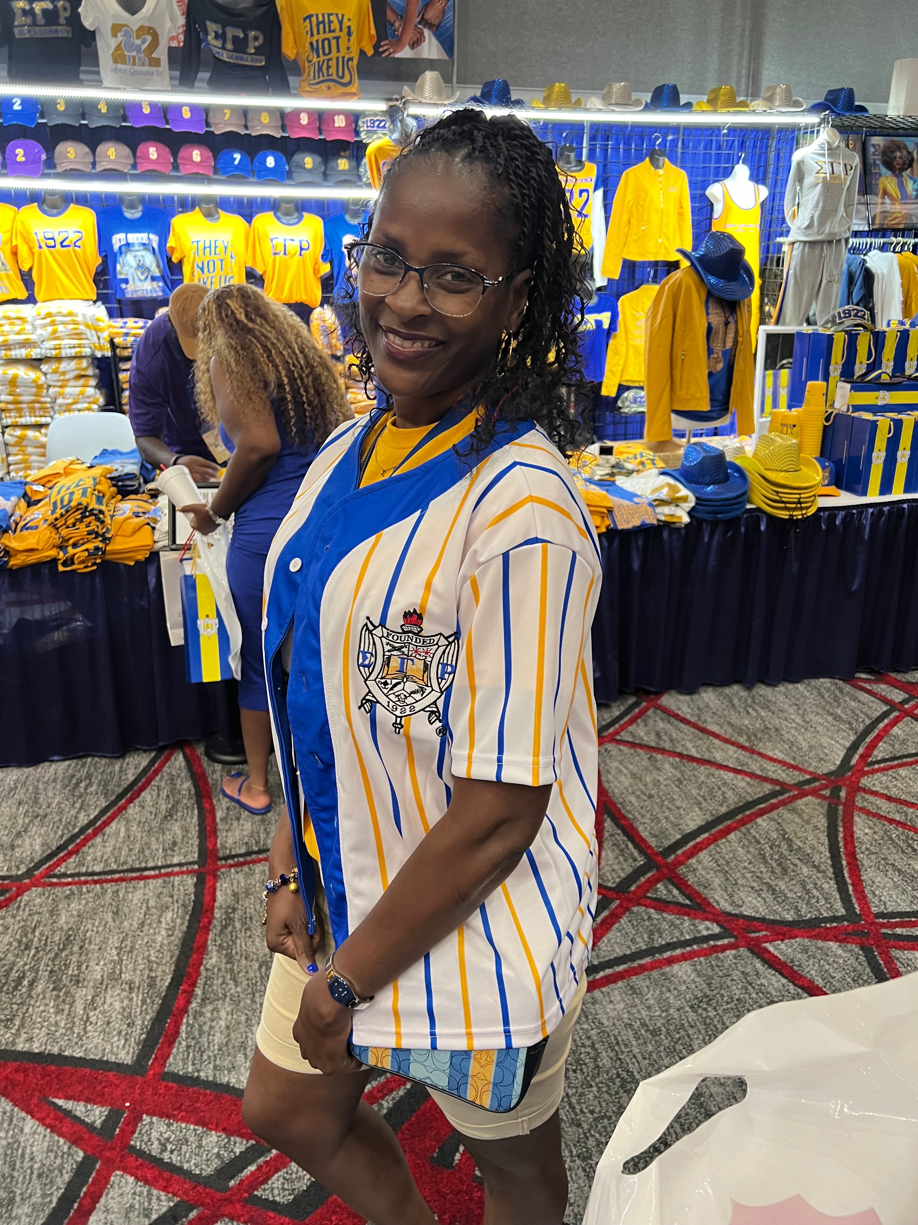 SGRho Button Up Baseball Jersey