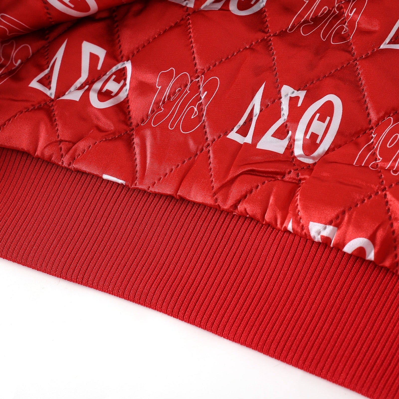 Black Delta Bomber Jacket Custom Lining