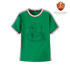 AKA Green Premium Embossed Shirt