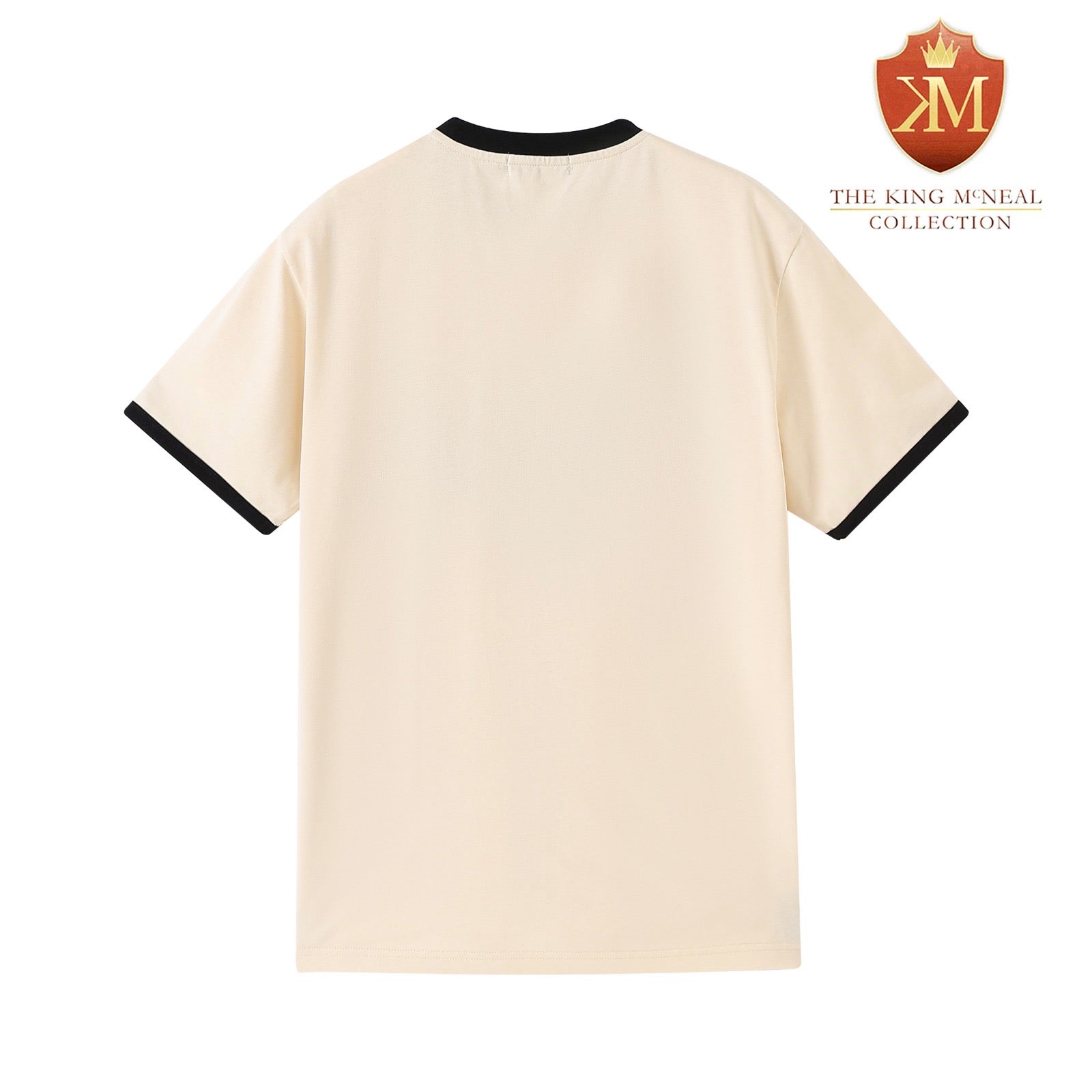 Chenille Neutral and Black Alpha Ringer Premium Shirt