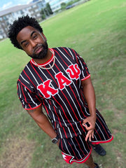 Kappa Pinstripe Baseball Jersey