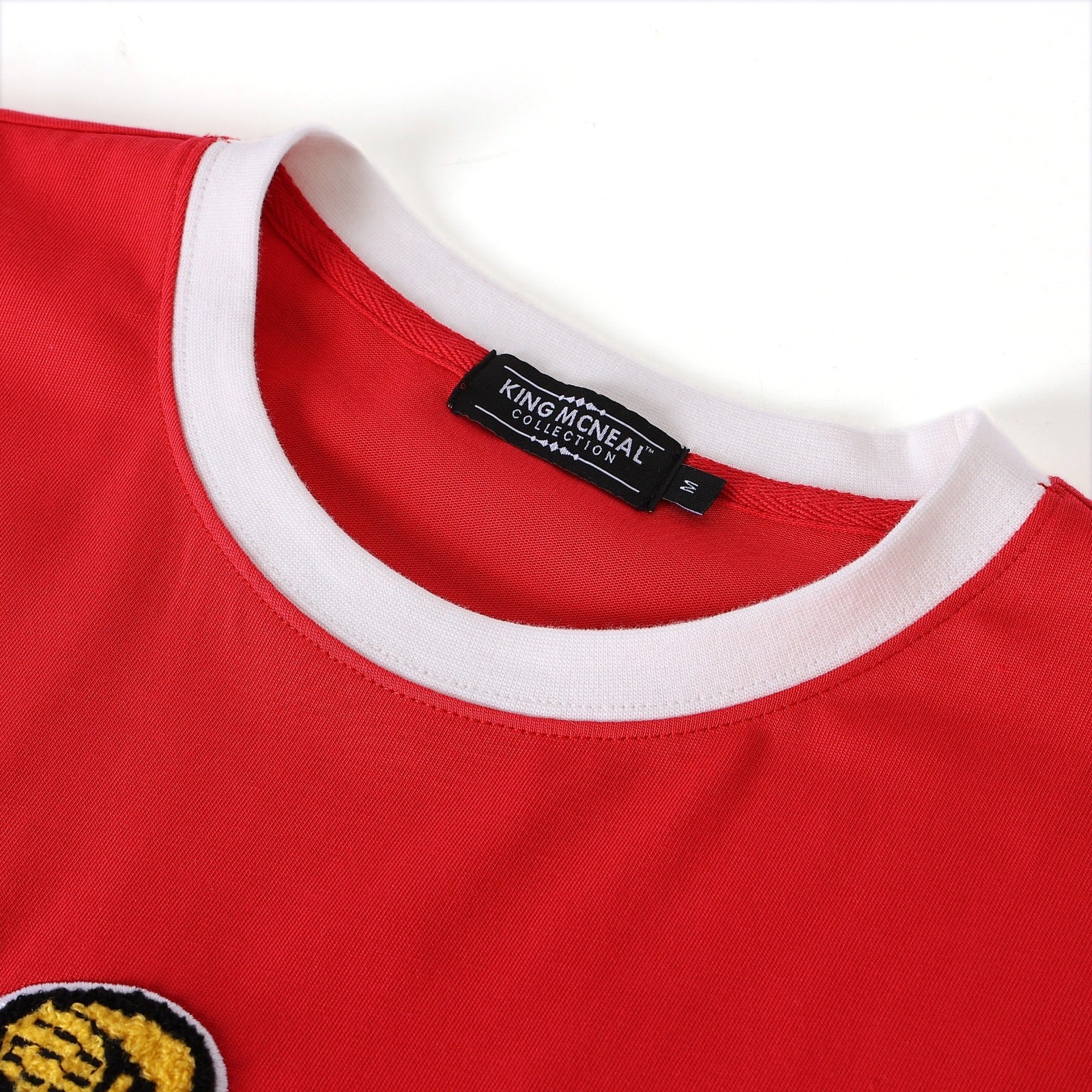 Kappa Red Chenille Crest Ringer Premium Shirt