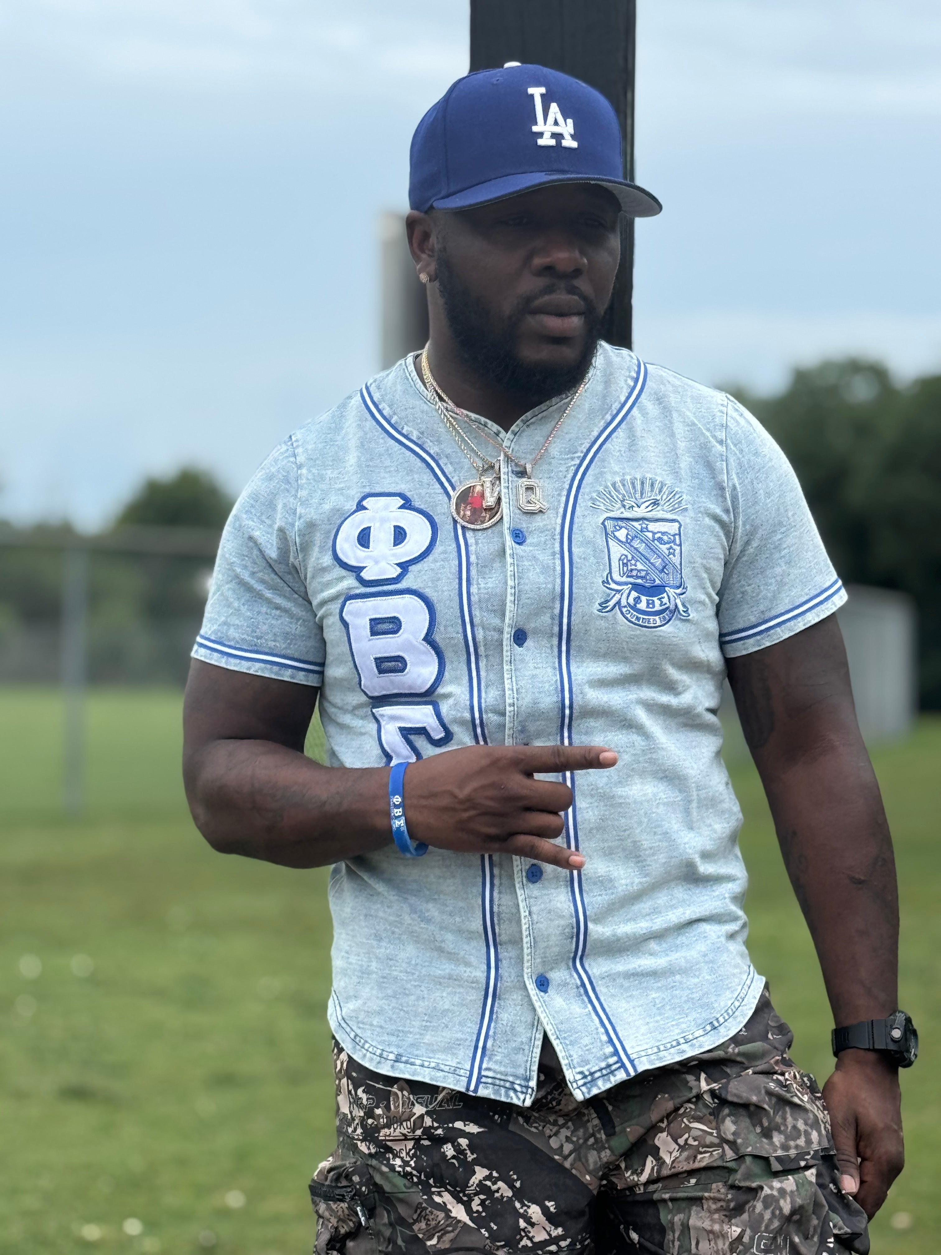 Sigma Denim Baseball Jersey