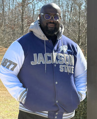 Jackson State Blue Fleece Jacket