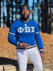 Phi Beta Sigma Blue Chenille Crewneck