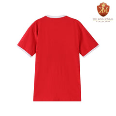 Kappa Red Chenille Crest Ringer Premium Shirt