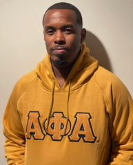 Alpha Old Gold Premium Hoodie